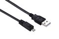 Elivi USB A til Micro B kabel 2 meter 2.0 | Svart