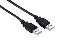 Elivi USB 2.0 A til A kabel 1 meter M/M, 2.0, Svart