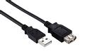Elivi USB 2.0 A til A Skjøt 5m M/F | 2.0 | Svart