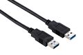 Elivi USB 3.0 A til A kabel 1m M/M | 3.0 | Svart
