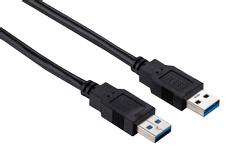 Elivi USB 3.0 A til A kabel 1m M/M , 3.0 , Svart