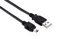 Elivi USB A - Mini B cable 1m 2.0| Black