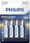 PHILIPS Battery, AA/LR6, 1,5V (LR6E4B/10)