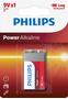PHILIPS Power Alkaline Battery  (Phil-6LR61P1B/10)