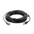 VADDIO Active Optical Cable Plenum | USB-B - USB-A | 3.2 Gen 2 | 15m | Svart