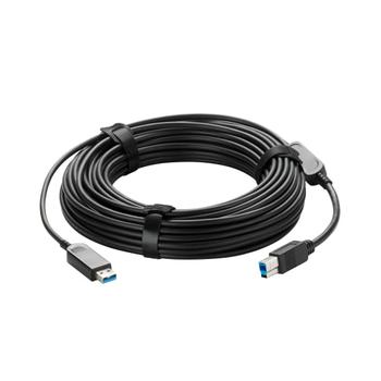 VADDIO Active Optical Cable Plenum | USB-B - USB-A | 3.2 Gen 2 | 15m | Svart (440-1015-015)