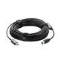 VADDIO Active Optical Cable Plenum | USB-B - USB-A | 3.2 Gen 2 | 15m | Svart