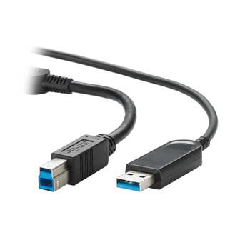 VADDIO Active Optical Cable Plenum | USB-B - USB-A | 3.2 Gen 2 | 30m | Svart (440-1015-030)
