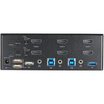 STARTECH 2 PT HDMI KVM SWITCH 4K 60HZ ULTRA HD CPNT (SV231DHU34K6)