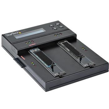 STARTECH STARETCH.COM Standalone M.2 SATA M.2 NVMe Duplicator/ Eraser HDD/SSD Cloner/ Wiper M.2 PCIe AHCI/NVMe 2.5/ 3.5inch SATA Drives (SM2DUPE11)