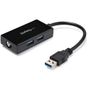 STARTECH USB 3.0 to Gigabit Network Adapter with Built-In 2-Port USB Hub	