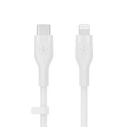 BELKIN BOOST CHARGE LIGHTNING TO USB-C SILICONE CABLE 3M WHITE (CAA009BT3MWH)