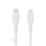 BELKIN BOOST CHARGE LIGHTNING TO USB-C SILICONE CABLE 3M WHITE CABL (CAA009BT3MWH)