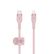 BELKIN BOOSTCHARGE LTG TO USB-C BRAIDED SILICONE CABLE 1M PINK