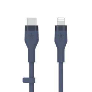 BELKIN BELKIN BOOST CHARGE LIGHTNING TO USB-C SILICONE CABLE 3M BLUE CABL (CAA009BT3MBL)