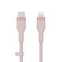 BELKIN BOOST CHARGE LIGHTNING TO USB-C SILICONE CABLE 2M PINK