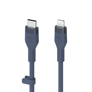BELKIN BELKIN BOOST CHARGE LIGHTNING TO USB-C SILICONE CABLE 3M BLUE CABL (CAA009BT3MBL)