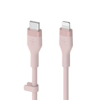 BELKIN BOOST CHARGE LIGHTNING TO USB-C SILICONE CABLE 2M PINK (CAA009BT2MPK)