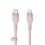 BELKIN BOOST CHARGE LIGHTNING TO USB-C SILICONE CABLE 2M PINK (CAA009BT2MPK)