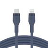 BELKIN BELKIN BOOST CHARGE LIGHTNING TO USB-C SILICONE CABLE 2M BLUE CABL (CAA009BT2MBL)