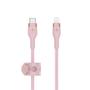 BELKIN BOOSTCHARGE LTG TO USB-C BRAIDED SILICONE CABLE 2M PINK CABL (CAA011BT2MPK)