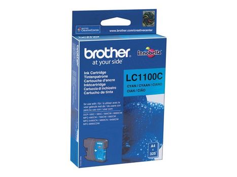 BROTHER LC-1100 ink cartridge cyan standard capacity 5.5ml 325 pages 1-pack (LC1100C)