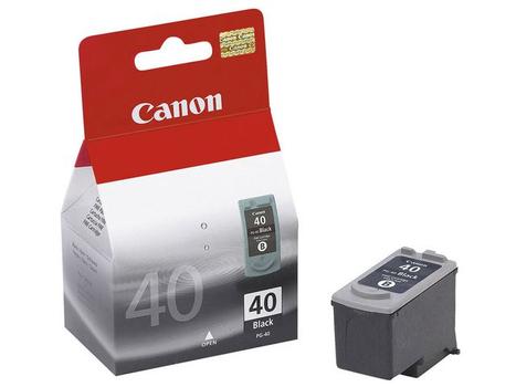 CANON n PG-40 - 0615B001 - 1 x Black - Ink tank - For FAX JX210, PIXMA iP1800, iP1900, iP2600, MP140, MP190, MP210, MP220, MP470, MX300, MX310 (0615B001)