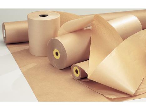 OEM Papir ubleket kraft 100g 90cm 10kg/rull (30922)