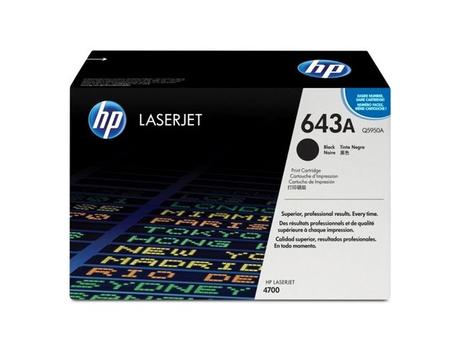 HP 643A - svart - original - LaserJet - tonerpatron (Q5950A) (Q5950A)