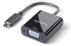 PURELINK USB-C to VGA Adapter - 1200p - iSeries - black - 0, .10m
