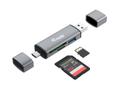 EQUIP Card Reader With Usb 3.0 Hub, (245460)