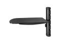 PEERLESS Av Wall Shelf, Single W/Glass (ACCSH200)