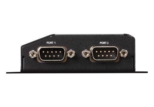 ATEN 2-Port RS-232 Secure Device Server over Ethernet Transmission PoE (SN3002P-AX)