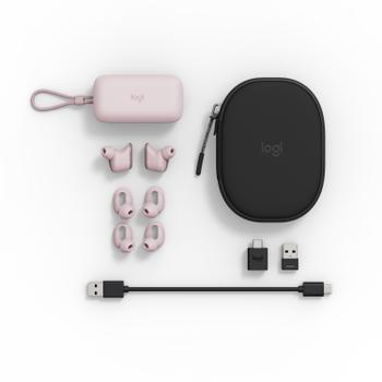 LOGITECH Zone True Wireless Rose (985-001090)