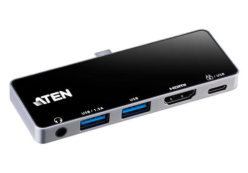 ATEN USB-C Travel Dock 5 in 1 with Power Pass Through– PD92W (UH3238-AT)