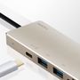 ATEN USB-C Multiport Mini Dock with Power Pass Through PD60W (UH3239-AT)