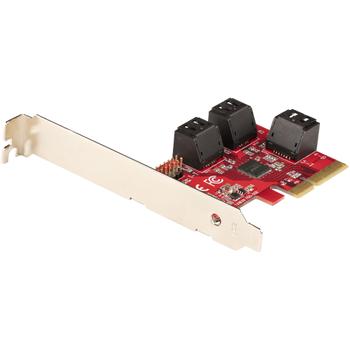 STARTECH SATA PCIE CARD - 6 PORT (6GBPS) PCIE SATA EXPANSION CARD ASM1166 ACCS (6P6G-PCIE-SATA-CARD)