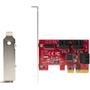 STARTECH SATA PCIE CARD - 6 PORT (6GBPS) PCIE SATA EXPANSION CARD ASM1166 ACCS (6P6G-PCIE-SATA-CARD)