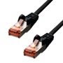 ProXtend CAT6 F/UTP CCA PVC Ethernet Cable Black 30cm