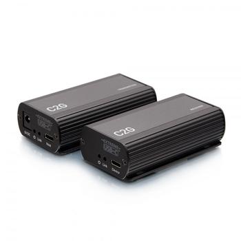 C2G 1-Port USB C Extender Transmitter to Receiver Kit - USB 3.2 Gen 1 - USB-förlängningskabel - upp till 10 m (C2G54278)
