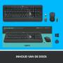 LOGITECH h MK540 Advanced - Keyboard and mouse set - wireless - 2.4 GHz - QWERTY - US International (920-008685)