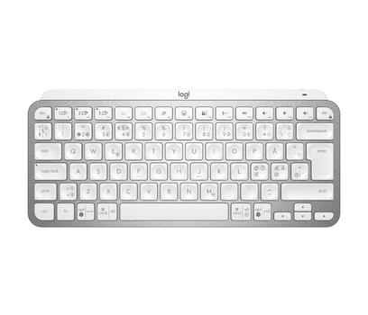 LOGITECH MXKEYS MINI WRLS ILLUMINATED KB PALE GREY - PAN - NORDIC WRLS (920-010493)