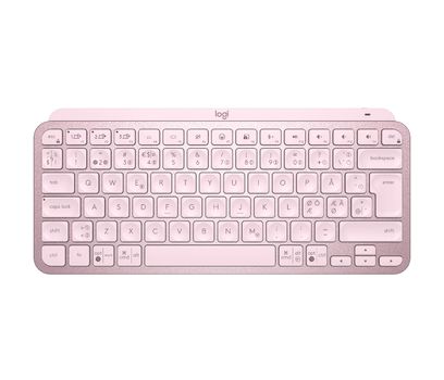 Logitech MX Keys Mini - Office - tastatur - QWERTY - Nordisk (dansk/ finsk/ norsk/ svensk) - rosa (920-010494)