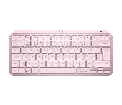 Logitech MX Keys Mini - Office - tastatur - QWERTY - Nordisk (dansk/ finsk/ norsk/ svensk) - rosa (920-010494)