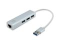 LEVELONE Netzwerkadapter USB-Hub 3-Port Wake-on-LAN