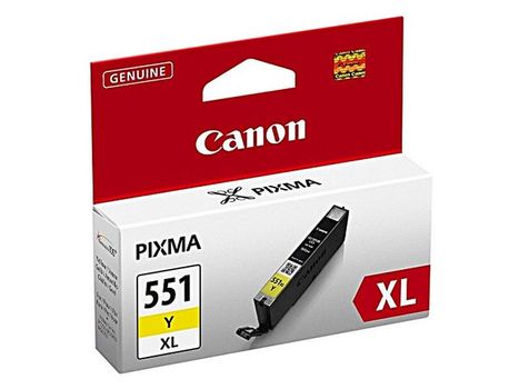 CANON n CLI-551 YXL - 6446B001 - 1 x Yellow - High Yield - Ink tank - For PIXMA iP8750, iX6850, MG5550, MG5650, MG5655, MG6450, MG6650, MG7150, MG7550, MX725, MX925 (6446B001)