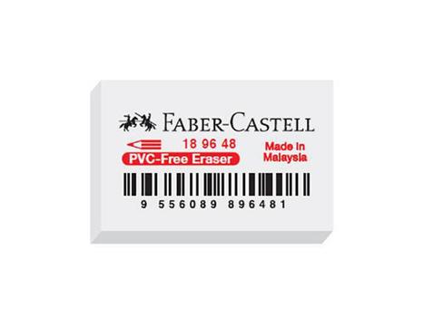 FABER-CASTELL Viskelær FABER CASTELL 7096PVC fri(48) (7096-48)