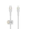 BELKIN BOOSTCHARGE LTG TO USB-C BRAIDED SILICONE CABLE 1M WHITE CABL (CAA011BT1MWH)