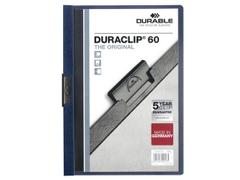 DURABLE Klemmappe DURACLIP A4 60 ark midnattblå