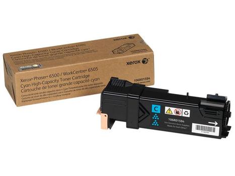 XEROX x Phaser 6500 - High capacity - cyan - original - toner cartridge - for Phaser 6500, WorkCentre 6505 (106R01594)